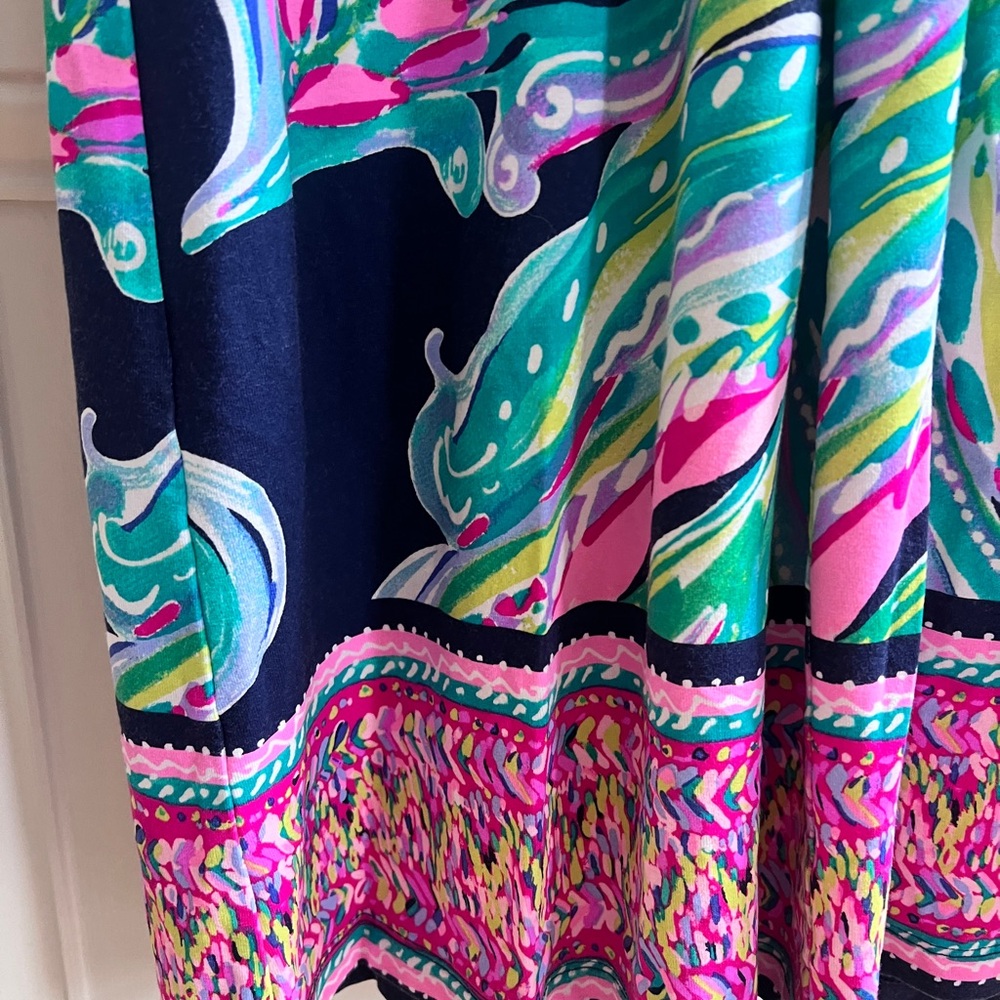 🌴 Lilly Pulitzer Long Sleeve Wrap-Style Dress | Size M - Picture 5 of 6
